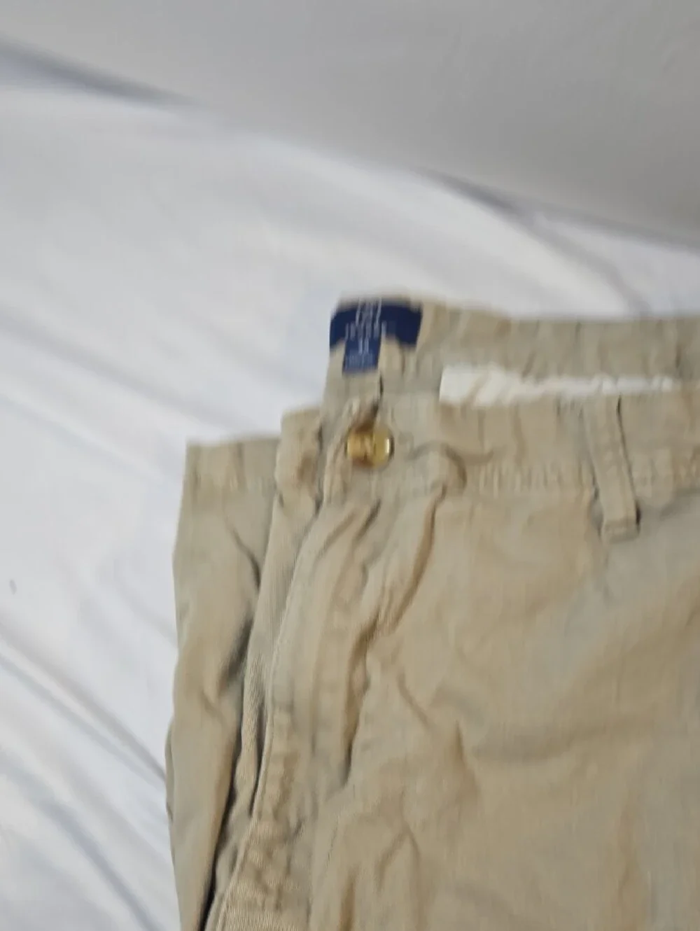 George Men's Beige Flat Front Shorts